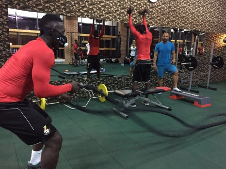 Black Stars training